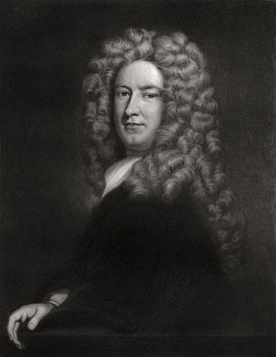 Sir Samuel Garth , engelsk lege og poet c1705-1710 1906 av Unbekannt