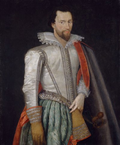 Sir Thomas Holte 1571-1654, 1. baronet av Aston Hall, 1600-1625. av Unbekannt
