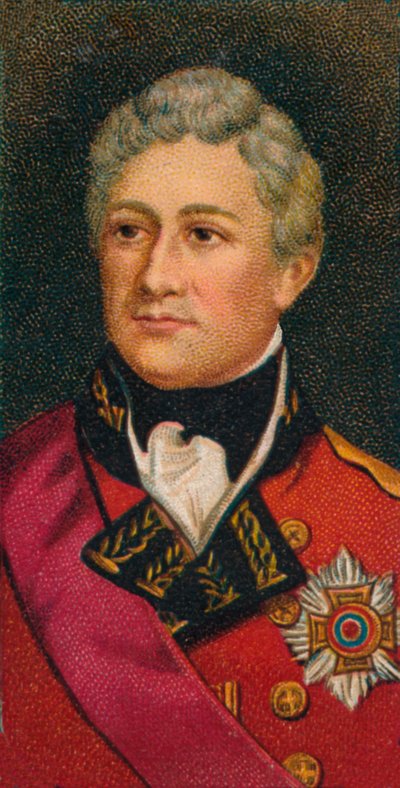 Sir Thomas Picton 1758-1815, britisk soldat, 1812. 1912 av Unbekannt