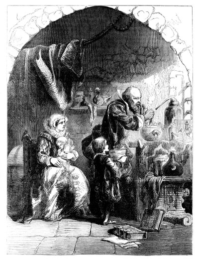 Sir Walter Raleigh 1554-1618 i fengsel, c1902 av Unbekannt
