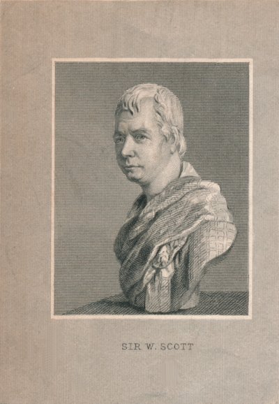 Sir Walter Scott, 1800-tallet. av Unbekannt