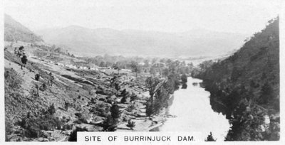 Stedet for Burrinjuck Dam, New South Wales, Australia, 1928 av Unbekannt