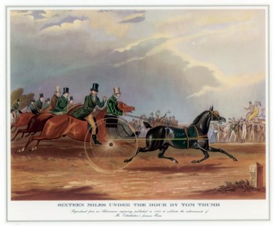 Sixteen Miles Under the Hour av Tom Thumb, 1831 av Unbekannt