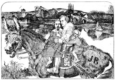 Skitse om Sir Isumbras and the P.R.B., 1923 av Unbekannt