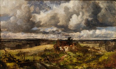 Lite landskap, 1800-tallet. av Unbekannt