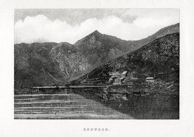 Snowdon, Wales, 1896 av Unbekannt
