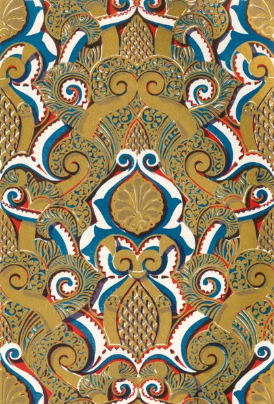 Soffit av stor bue ved inngangen til Court of the Fishpond, 1907. av Unbekannt