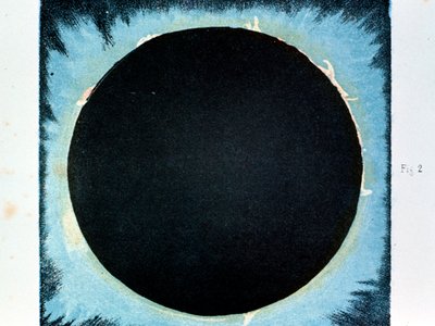 Solkorona og prominenser 1860 1870. av Unbekannt