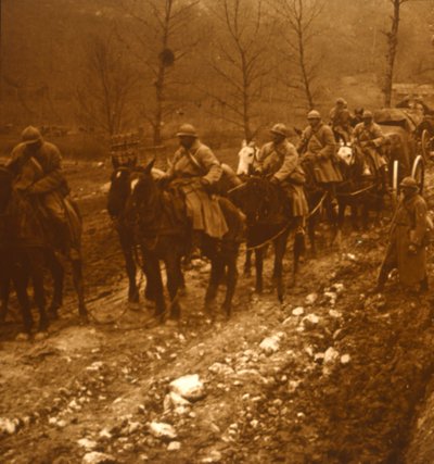 Soldater på farten, c1914-c1918 av Unbekannt