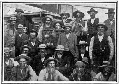 Noen av Cronjes Boer-offiserer etter Paardeberg, 2nd Boer War, 1900 av Unbekannt