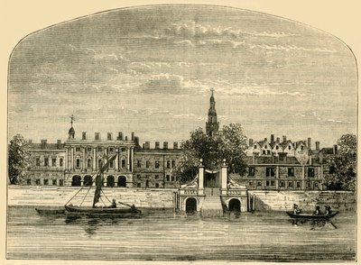 Somerset House and Stairs, 1881. av Unbekannt