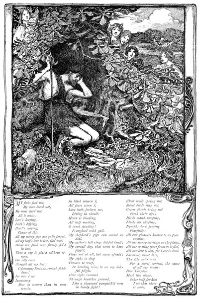 Sang fra Shakespeares The Passionate Pilgrim, 1895 av Unbekannt