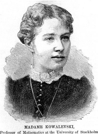 Sonia Sophie Kowalevski , russisk matematiker, 1888 av Unbekannt