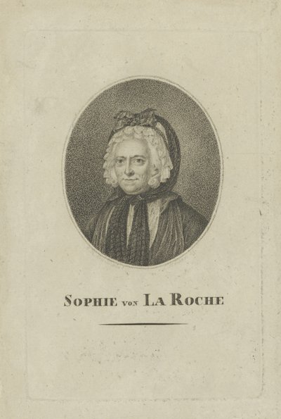 Sophie von La Roche, født Gutermann von Gutershofen 1730-1807, ca. 1800 av Unbekannt