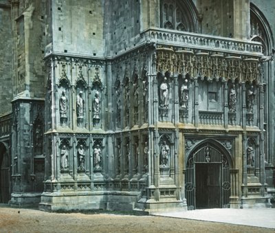 South West Porch, Canterbury Cathedral, c1890. av Unbekannt