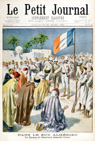 Sør for Algerie ber Djemaa de Charrouin om nåde, 1901 av Unbekannt