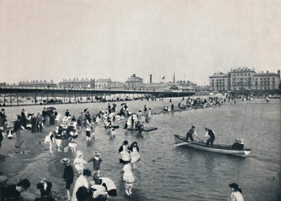 Southport - The Pier and the South Lake, 1895 av Unbekannt