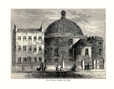 Spa Fields Chapel, 1781 av Unbekannt