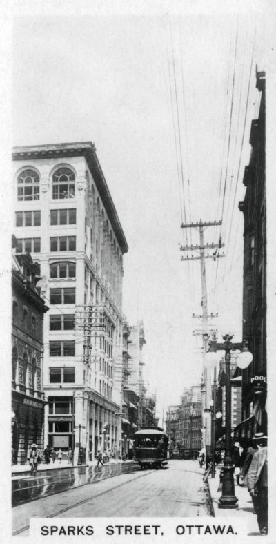 Sparks Street, Ottawa, Canada, ca 1920-tallet av Unbekannt