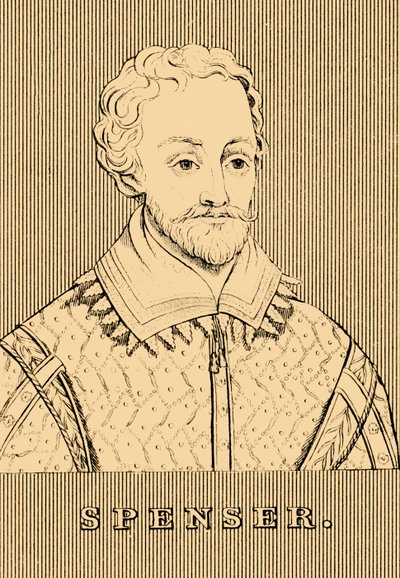 Spenser, c1552-1599, 1830. av Unbekannt