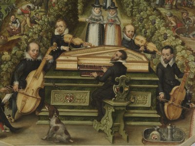 Spinetlokk av Lucas Friedrich Behaim von Schwartzbach, 1619 av Unbekannt