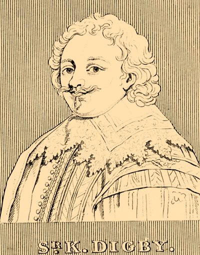 Sr. K. Digby, 1603-1665, 1830. av Unbekannt