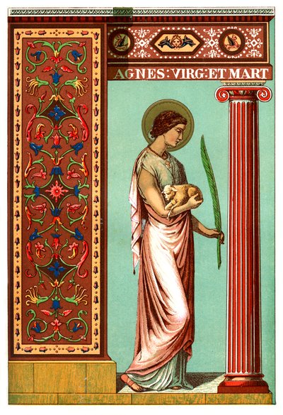 St Agnes, 1886 av Unbekannt