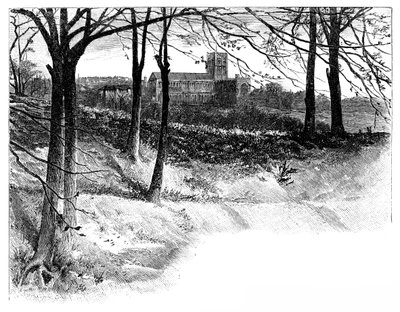 St Albans, fra Verulam, 1800-tallet av Unbekannt