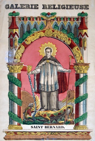 St. Bernard av Clairvaux, 1800-tallet av Unbekannt