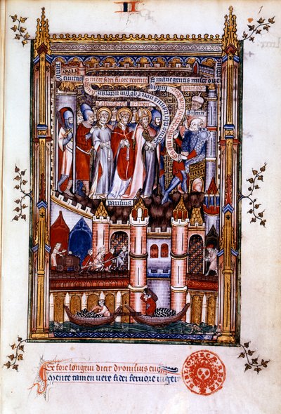St Denis før Sisinnius, 1317 av Unbekannt