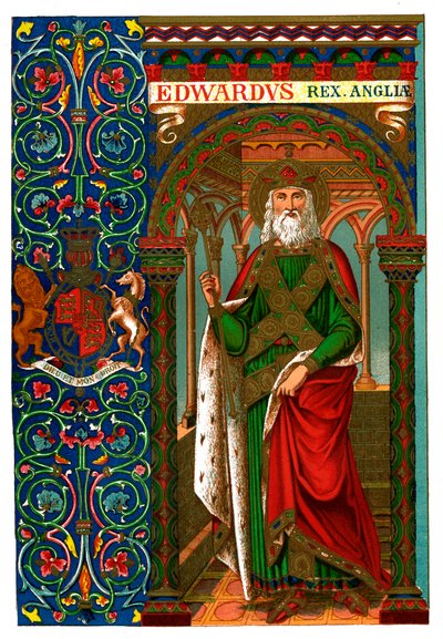 St Edward the Confessor, 1886 av Unbekannt