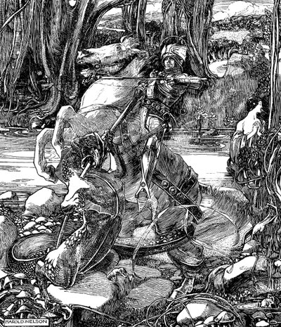 St George og dragen, 1901 av Unbekannt