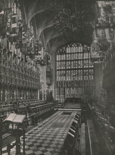 St Georges Chapel, Windsor, 1910. av Unbekannt
