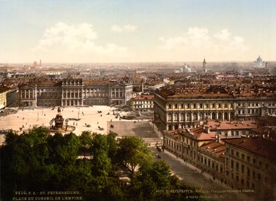 St Isaacs Square, St Petersburg, Russland, c1890-c1905 av Unbekannt