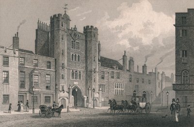 St James Palace, Pall Mall, 1800-tallet av Unbekannt