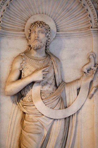 Døperen Johannes - Johannes Lateranbasilikaen, Roma, Italia av Unbekannt