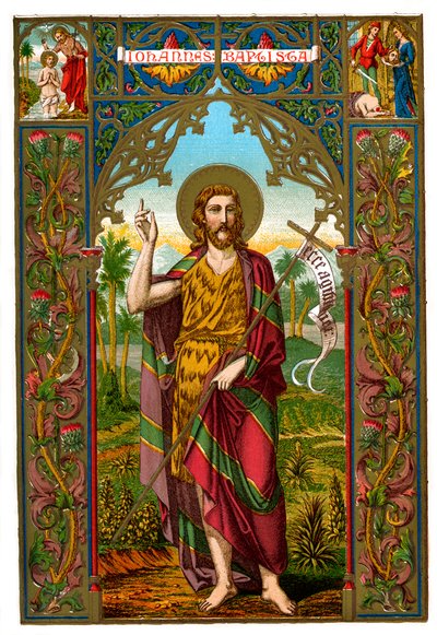 Døperen Johannes, 1886 av Unbekannt