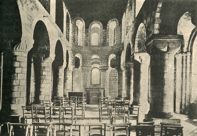 St. Johns Chapel, Tower of London, Norman Architecture, 1908 av Unbekannt