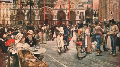 Markusplassen, Venezia, 1883, c1902. av Unbekannt