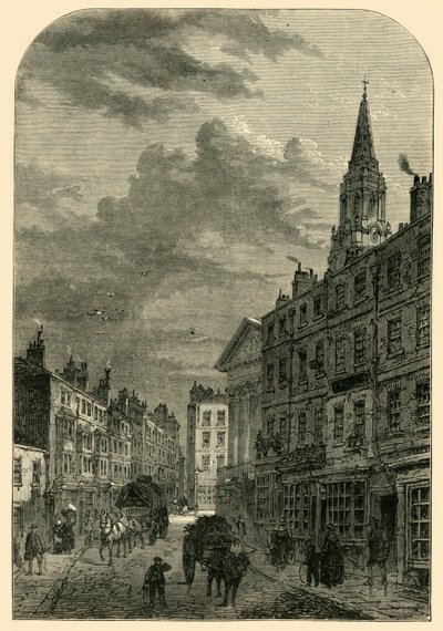 St. Martins Lane, 1820, 1881. av Unbekannt