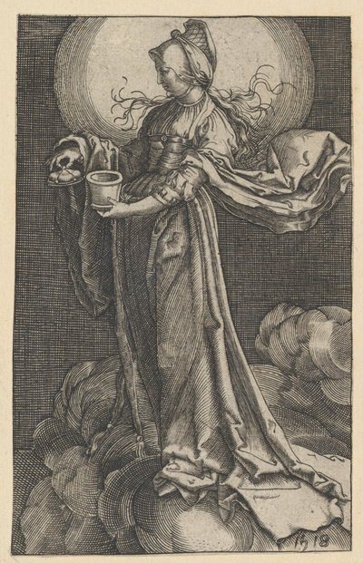 St. Maria Magdalena på skyene kopi, 1518. av Unbekannt