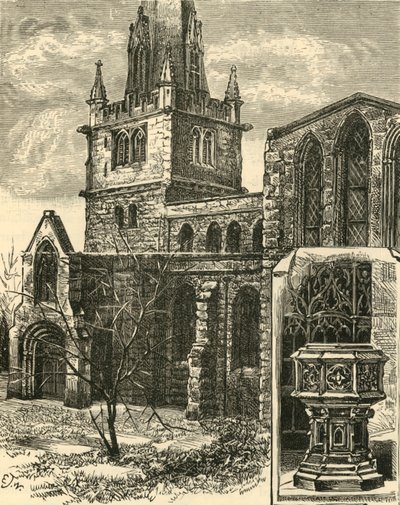St. Marys stasjon. Fonten, 1898. av Unbekannt