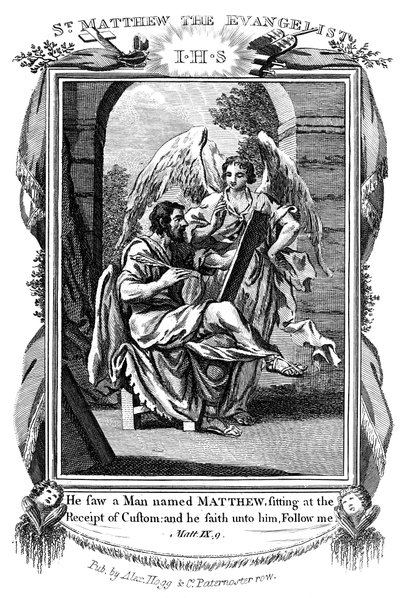 St Matteus evangelisten, c1808 av Unbekannt