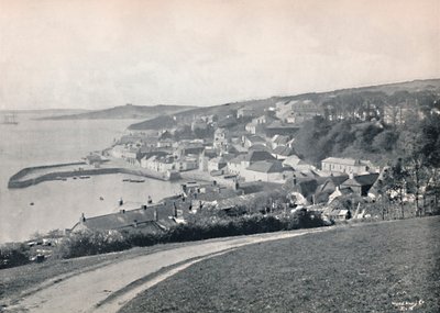 St. Mawes – Viser havnen og slottet, 1895 av Unbekannt