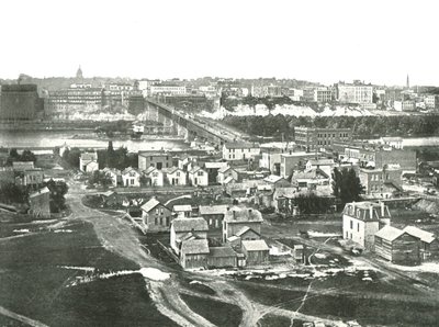 St Paul fra vest, USA, 1895. av Unbekannt