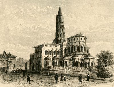 St. Sernin, Toulouse, 1890. av Unbekannt