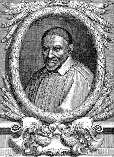 St Vincent de Paul, fransk prest og filantrop, 1663 av Unbekannt