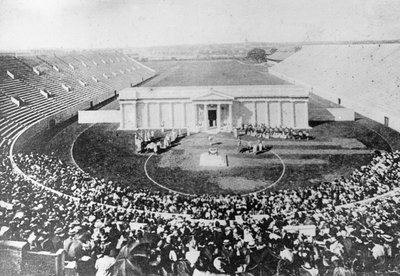 Stadium, Harvard University, Cambridge, Massachusetts, USA, tidlig på 1900-tallet av Unbekannt
