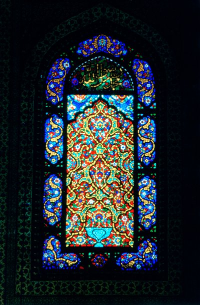 Glassmaleri, Suleymaniye-moskeen, 1557 av Unbekannt
