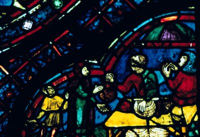 Farget glass, Chartres katedral, Chartres, Frankrike av Unbekannt